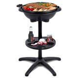 Electric BBQ Grill 1350W Non-stick 4 Temperature Setting Outdoor Garden Camping