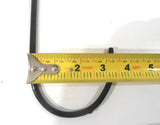 S HOOK  2 PC. 10" INCH JUMBO STEEL BLACK S-HOOKS PVC COATED PLANT HANGER