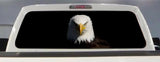 AMERICAN FLAG EAGLE PICK-UP TRUCK REAR WINDOW GRAPHIC DECAL