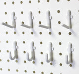 43 PC. Pegboard Kit - Plastic Bins & Pegs - Tool Storage - Garage Wall Organizer