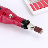 Fast Nail Art Drill KIT Electric FILE Buffer Bits Acrylic Portable Salon Machine