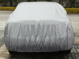 L - Foldable Waterproof Snow Wind Dust Resistant UV Outdoor Full  Auto Car Cover