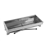 Fold Barbecue Charcoal Grill Stove Shish Kabob Stainless Steel BBQ Patio Camping