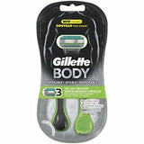 Gillette Body Men's Disposable Razor, 2 Count, Mens Razors / Blades