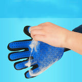 Pet Dog Cat Deshedding Brush Glove Gentle True Efficient Touch Massage Grooming