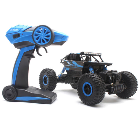 4WD RC Monster Truck Off-Road Vehicle 2.4G Remote Control Buggy Crawler Car Blue