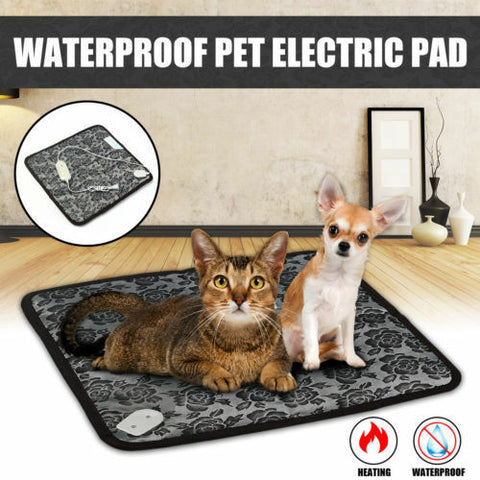 Waterproof Pet Heated Warmer Bed Pad Puppy Dog Cat Bed Mat Electric Heater Mat