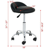 Rolling Swivel Stool w/Wheels Adjustable Tattoo Facial Massage Spa Salon