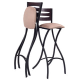 Set Of 2 Folding Counter Bar Stools Bistro Dining Kitchen Pub Chair Furniture