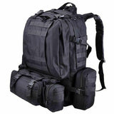 55L Molle Outdoor Military Tactical Bag Camping Hiking Trekking Backpack