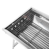 Fold Barbecue Charcoal Grill Stove Shish Kabob Stainless Steel BBQ Patio Camping