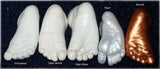 Luna Bean INFANT PLASTER CASTING KIT Baby Footprint Hand Print Statue Mold Cast