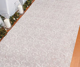 100 FT Heart Print Wedding AISLE RUNNER Long White Bridal Two Hearts Intertwined