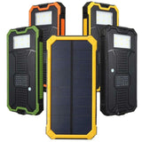 Waterproof 300000mAh Dual USB Portable Solar Charger Solar Power Bank For Phone