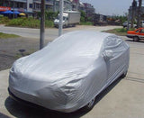 L - Foldable Waterproof Snow Wind Dust Resistant UV Outdoor Full  Auto Car Cover