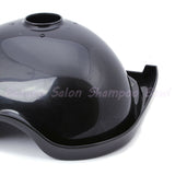 Round Shampoo Bowl Beauty Salon Sink Spray Hose ABS Plastic Towels