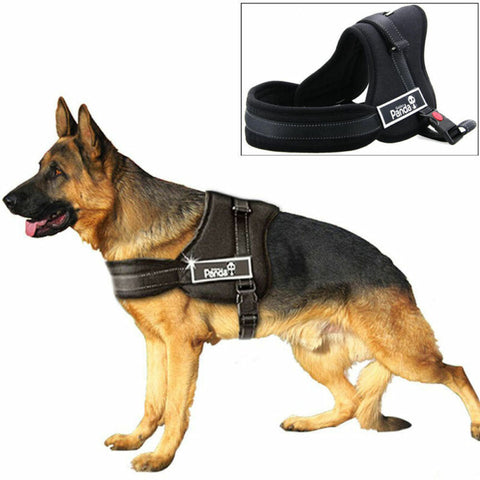 Pet Control Big Dog Soft Reflective No Pull Harness for Large Medium Small Dogs