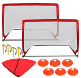 Portable 4'x 4' Pop UP Soccer Goal Durable Folding Football Post Training W/ Bag