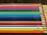 12 Personalized custom Round UV printed pencils. Non toxic. Printed Pencils.