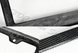 1 X Type-1 Real Carbon Fiber License Plate Holder Cover Frame Front & Rear