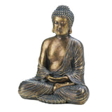 large 12" Thai BUDDHA Zen lotus postion sitting Meditation peace statue Hindu