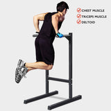 500Lb Dip Bar Station Stand Standing Pull Up Exercise Machine Equipment Home Gym