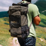 Men's Vintage Canvas Backpack Travel Sport Rucksack Satchel School Hiking Bag