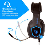 Sades Gaming Headset Stereo Headphone 3.5mm Wired W/Mic For PS4 Xboxone PC