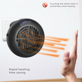 900W Portable Electric Heater Fan Wall Outlet Handy Air Heating Warmer Radiator