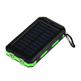 300000mAh Waterproof Portable Solar Charger Dual USB Battery Power Bank Phone