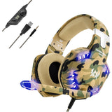 Gaming Headset Surround Stereo Headband Headphone USB 3.5mm LED with Mic for PC