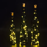 15 LED Wine Bottle Cork Lights Copper Led Light Strips Rope Lamp DIY for  Decor