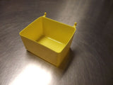 Plastic YELLOW BOARD BIN 1 PACK Tool Workbench PEGBOARD NOT INCLUDED