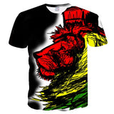 New Fashion 3D Lion Print Designed T-shirt