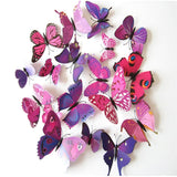 PVC Butterfly Decals 3D Wall Stickers