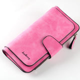 High Quality Scrub Leather Female Wallets