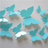 PVC Butterfly Decals 3D Wall Stickers