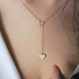 New Fashion Heartleaf Moon Necklace