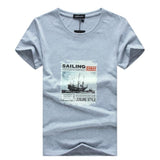 Men's Casual Cotton brand T-shirt