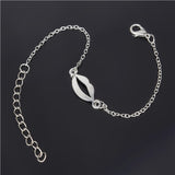 Simple Style Silver Plated Bracelet