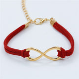 Vintage Infinity 8 Cross Leather Bracelets