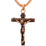 Crucifix Jesus Gold Color Catholic Jewelry