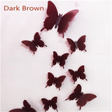 PVC Butterfly Decals 3D Wall Stickers