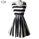 Women Casual Summer Chiffon Dress