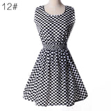 Women Casual Summer Chiffon Dress