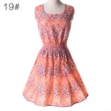 Women Casual Summer Chiffon Dress