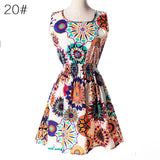 Women Casual Summer Chiffon Dress