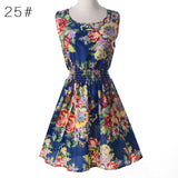 Women Casual Summer Chiffon Dress