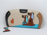 Women PU Leather Cartoon Dog Bag