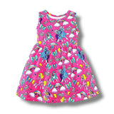 Girls Summer Unicorn Princess Dress